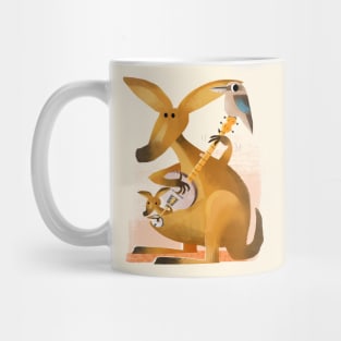 Kangaroo Kookaburra Mug